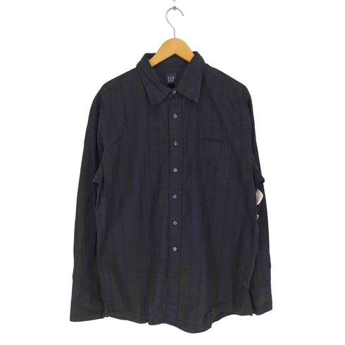 ギャップ Gap 00S ブラックウォッチチェックシャツ メンズ XL