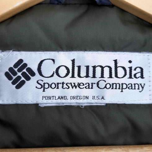コロンビアスポーツウェア Columbia Sportswear 90s 比翼ジップ フラップボタン 中綿 ブルゾン メンズ