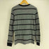 ハフ HUF 千鳥格子柄 ボーダー L/S Tシャツ メンズ JPN:M