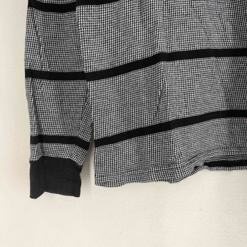 ハフ HUF 千鳥格子柄 ボーダー L/S Tシャツ メンズ JPN:M