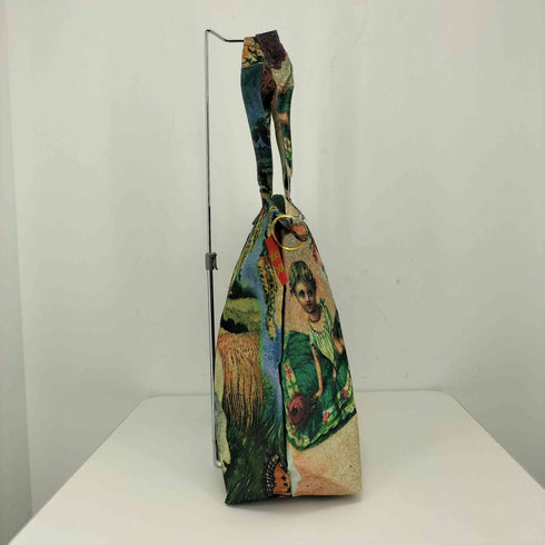 あちゃちゅむ 絵画トートバック レディース