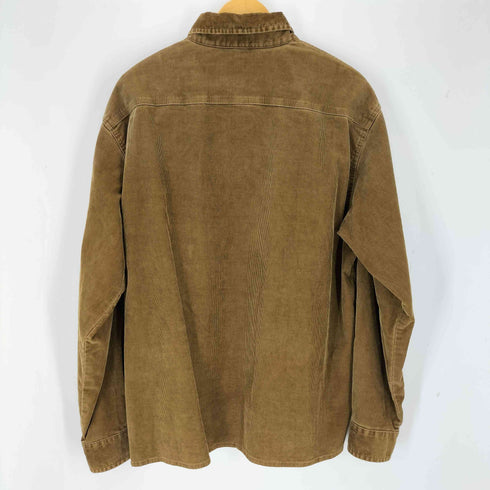 ディーゼル DIESEL LOGOED BUTTONS CORDUROY S-BUN-CORD OVERSHIRT メンズ import:M
