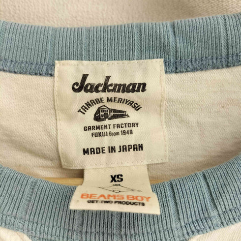 ジャックマン Jackman ベースボールモチーフ 前Vガゼット スウェット メンズ JPN:XS