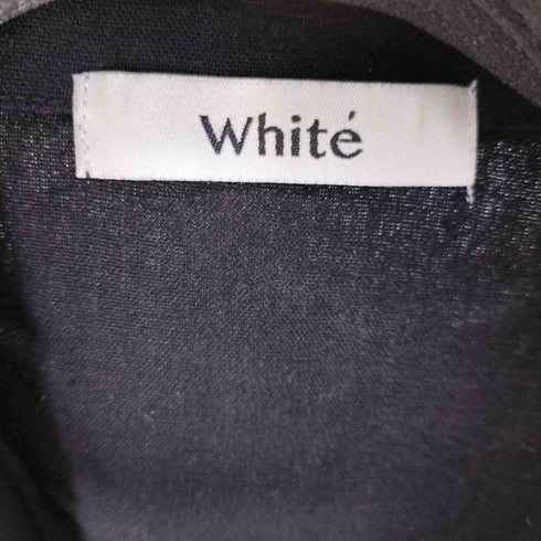 ETIHW WHITE リネン混 S/S テーラードジャケット レディース