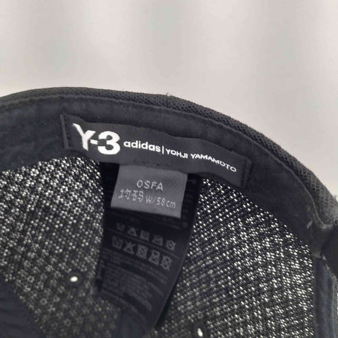 ワイスリー Y-3 TRUCKER CAP トラッカー キャップ メッシュ切替 メンズ OSFA