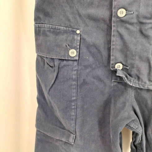 ナイジェルケーボン NIGEL CABOURN LYBRO NAVAL DUNGAREE HERRINGBONE OVERALL メンズ 46