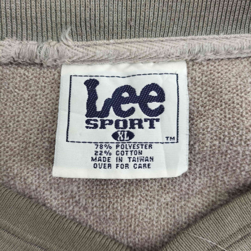 リー Lee 90S チームロゴ刺繍 パイル地 スウェット トレーナー メンズ import:XL