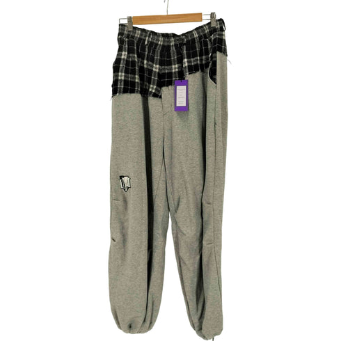 LIBRIO MENDONCA 25AW CHECK SHIRT MEET SWEAT PANTS メンズ JPN:XL
