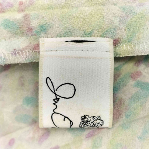 ジュンオカモト JUN OKAMOTO 水彩 プリーツ スカート レディース