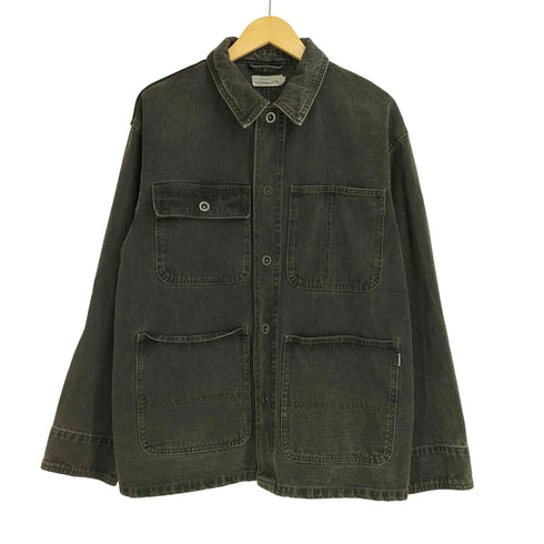ニコアンド niko and... JEANS ブラックデニム カバーオールジャケット メンズ JPN:M