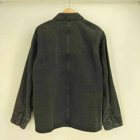 ニコアンド niko and... JEANS ブラックデニム カバーオールジャケット メンズ JPN:M