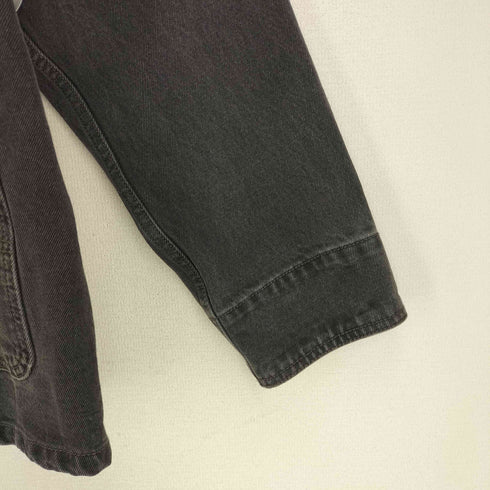 ニコアンド niko and... JEANS ブラックデニム カバーオールジャケット メンズ JPN:M