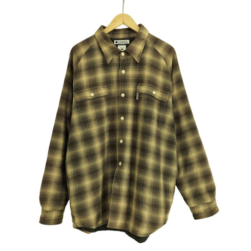 コロンビア Columbia 裏地キルティング チェック シャツジャケット メンズ JPN:L