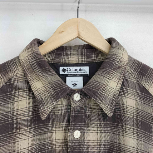 コロンビア Columbia 裏地キルティング チェック シャツジャケット メンズ JPN:L