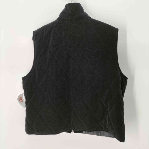 タルボット TALBOTS ベロア キルティングベスト レディース import:XL