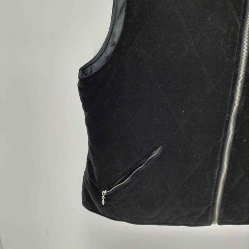 タルボット TALBOTS ベロア キルティングベスト レディース import:XL