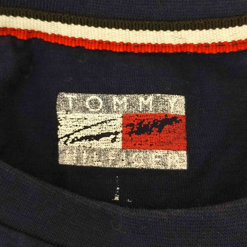 トミーヒルフィガー TOMMY HILFIGER フロントプリントクルーネックS/S Tシャツ メンズ import:L