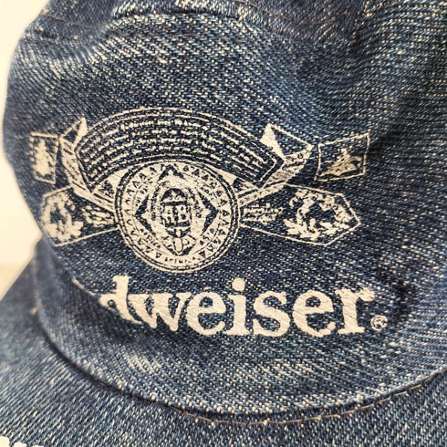 バドワイザー Budweiser プリント デニムワークキャップ メンズ