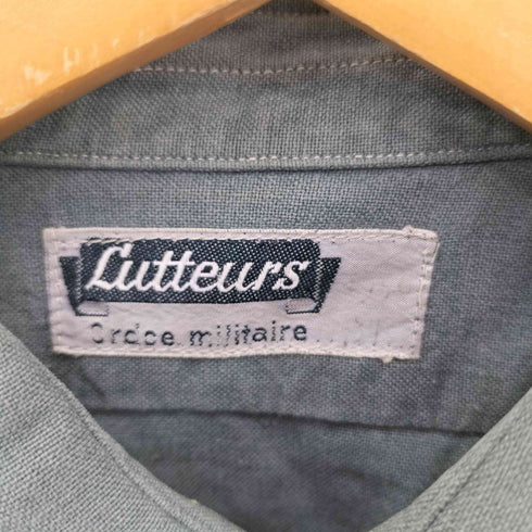 Lutteurs 50s Swiss Army スイス軍 グランパシャツ メンズ