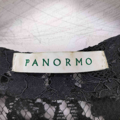 panormo ジップアップ レース ワンピース レディース
