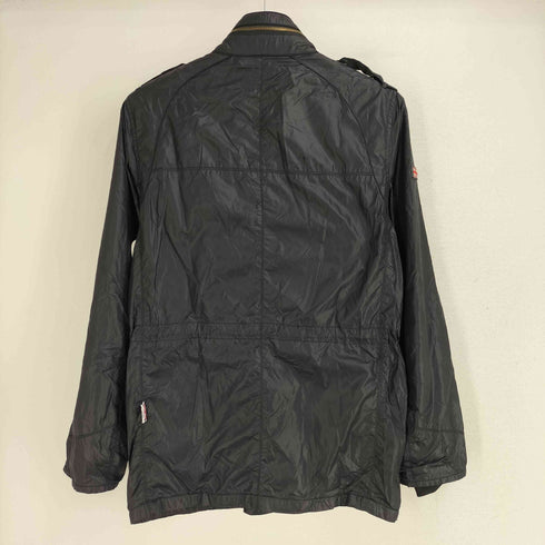 ロンズデール LONSDALE ロゴ刺繍 ナイロン 中綿ジャケット レディース import:M