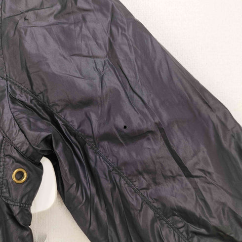 ロンズデール LONSDALE ロゴ刺繍 ナイロン 中綿ジャケット レディース import:M