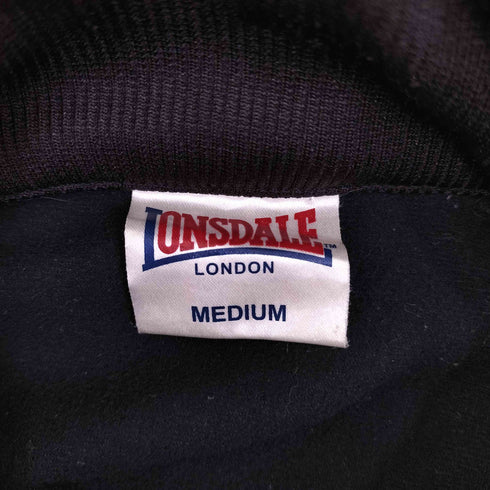 ロンズデール LONSDALE ロゴ刺繍 ナイロン 中綿ジャケット レディース import:M