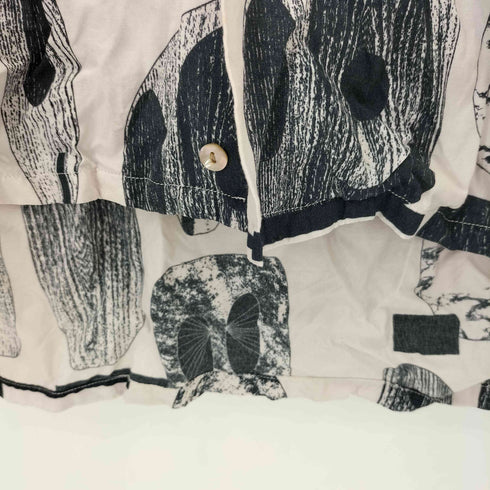 キャサリンハムネットロンドン KATHARINE HAMNETT LONDON 総柄 開襟 オープンカラー S/S シャツ メンズ M