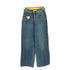 マウジー moussy CENTER PRESS WIDE STRAIGHT バギーデニム パンツ レディース 25