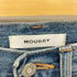 マウジー moussy CENTER PRESS WIDE STRAIGHT バギーデニム パンツ レディース 25