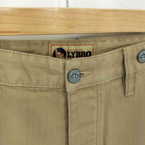 ナイジェルケーボン NIGEL CABOURN LYBRO BRITISH ARMY PANTS ヘリンボーン柄 ブリティッシュアーミー カーゴパンツ メンズ 30