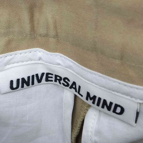 UNIVERSAL MIND 1タック ワイドチノ スラックスパンツ レディース L
