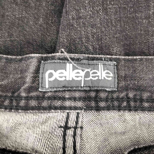 ペレペレ pelle pelle ワイドバギーハーフデニムパンツ メンズ 38