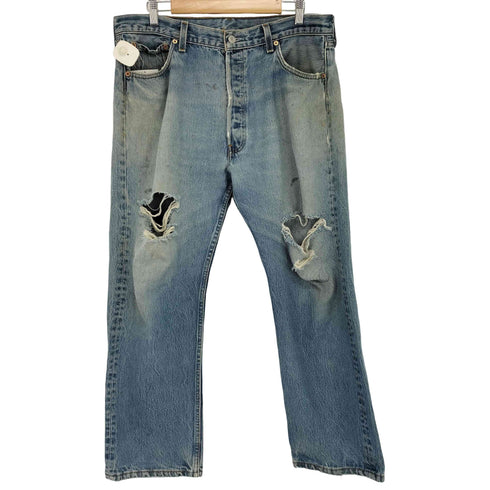 リーバイス Levis USA製ボタン裏524刻印 ボタンフライ 501xx メンズ W38 L30
