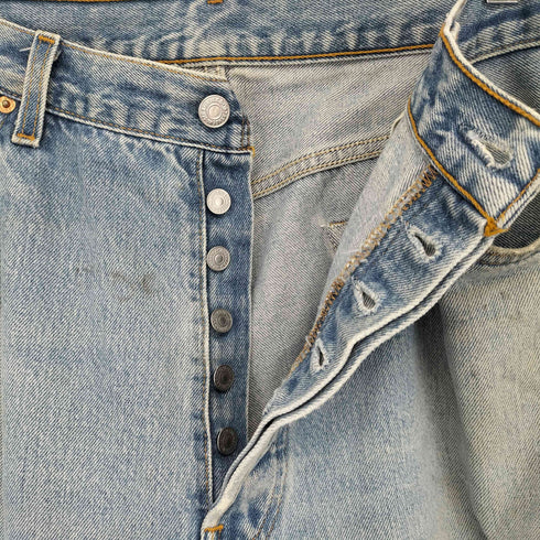 リーバイス Levis USA製ボタン裏524刻印 ボタンフライ 501xx メンズ W38 L30