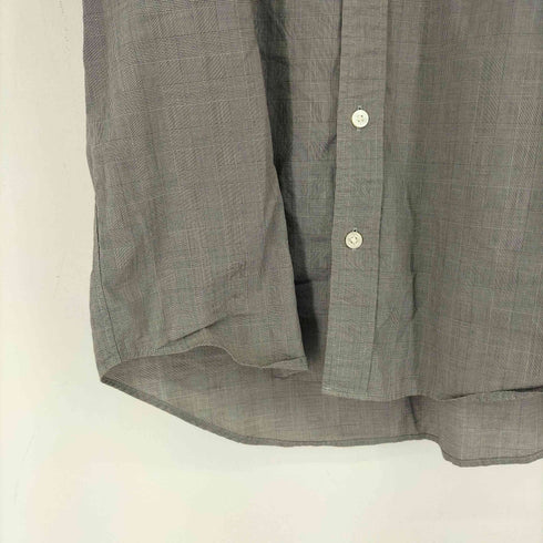 フレッドペリー FRED PERRY グレンチェック 衿テープライン 半袖シャツ: メンズ