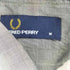 フレッドペリー FRED PERRY グレンチェック 衿テープライン 半袖シャツ: メンズ