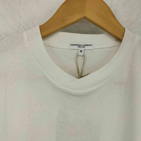 エンジニアードガーメンツ Engineered Garments PRINTED CROSS CREW NECK T-SHIRT MUSIC NOTE メンズ JPN:S