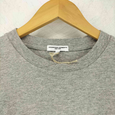 エンジニアードガーメンツ Engineered Garments PRINTED CROSS CREW NECK T-SHIRT MUSIC NOTE メンズ JPN:S