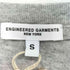 エンジニアードガーメンツ Engineered Garments PRINTED CROSS CREW NECK T-SHIRT MUSIC NOTE メンズ JPN:S