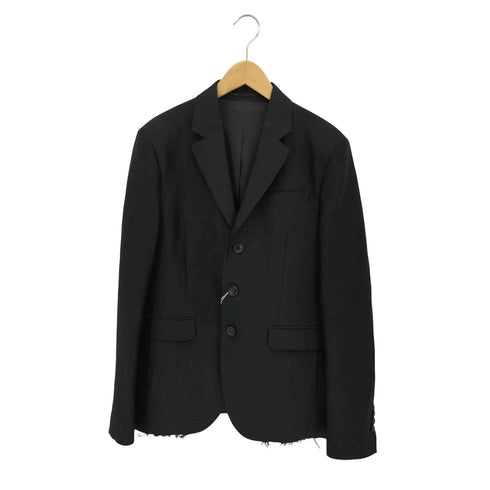 ディースクエアード DSQUARED2 イタリア製 ウール シルク 3B テーラードジャケット メンズ EUR:48