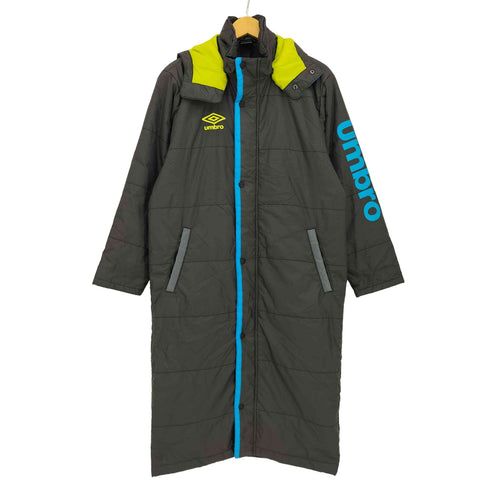 アンブロ UMBRO フード付 中綿 パテッドロングコート メンズ import:S