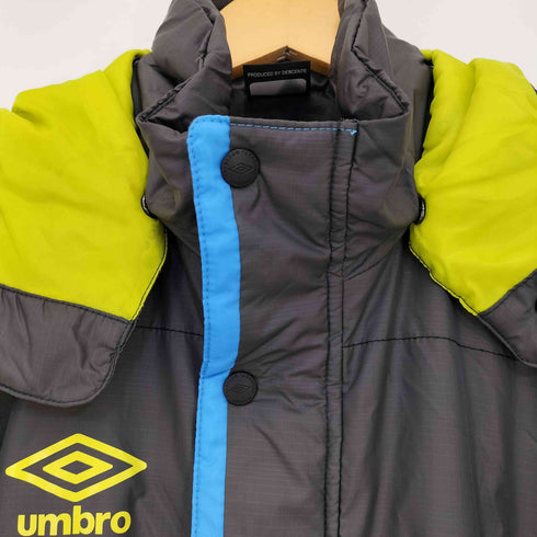アンブロ UMBRO フード付 中綿 パテッドロングコート メンズ import:S