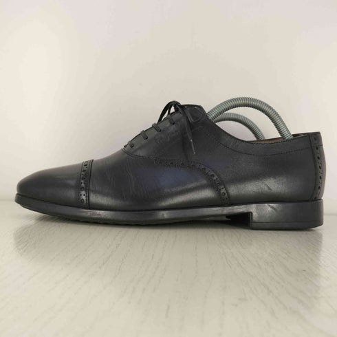 サルヴァトーレフェラガモ Salvatore Ferragamo 90S~00S イタリア製 内羽根式 パンチドキャップトゥ ビジネスシューズ メンズ UK:7