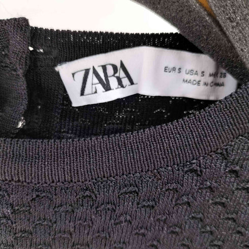 ザラ ZARA レーヨン混 サマーニット レディース JPN:S