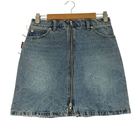 ジーナシス JEANASIS フロントZIPデニムミニスカート レディース JPN:M