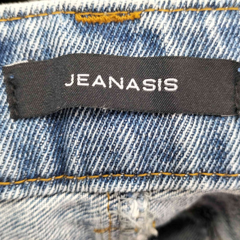 ジーナシス JEANASIS フロントZIPデニムミニスカート レディース JPN:M