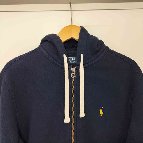 ポロバイラルフローレン Polo by RALPH LAUREN 90S ポニー刺繍 ジップアップパーカー メンズ import:M