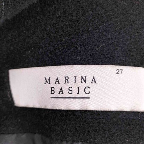 MARINA BASIC イタリア製 カシミヤ混 ダブル チェスターコート import メンズ 27