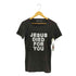 IF SIX WAS NINE CROSS MESSAGED TEE 両面プリント Tシャツ Y2K メンズ import:M